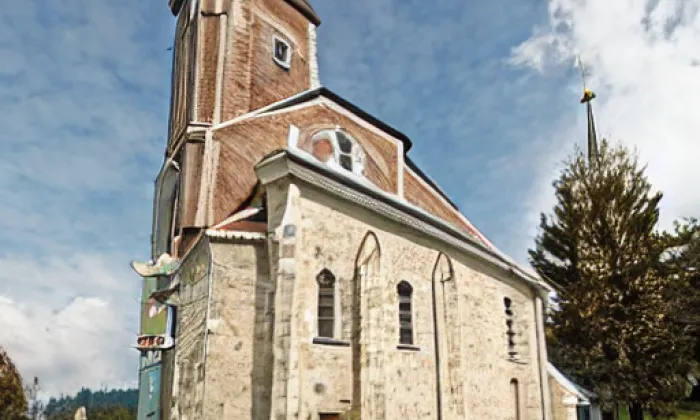 Kostel svatého Michaela archanděla (Jiříkov) – podzim
