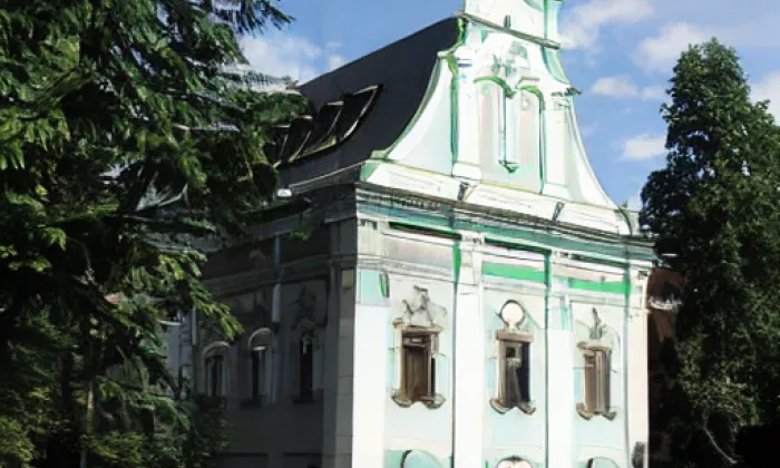 Kostel svatého Michaela archanděla (Náchod) – akvarel