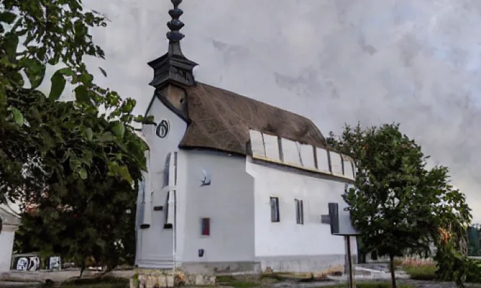 Kostel svatého Michaela archanděla (Dubeč) – autumn