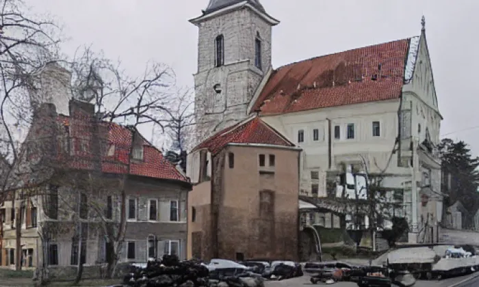 Kostel svatého Michaela archanděla (Blšany) – winter