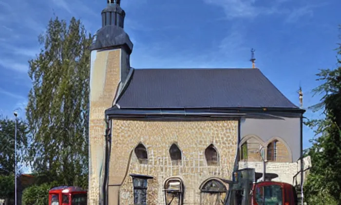 Kostel svatého Michaela archanděla (Blatno) – podzim