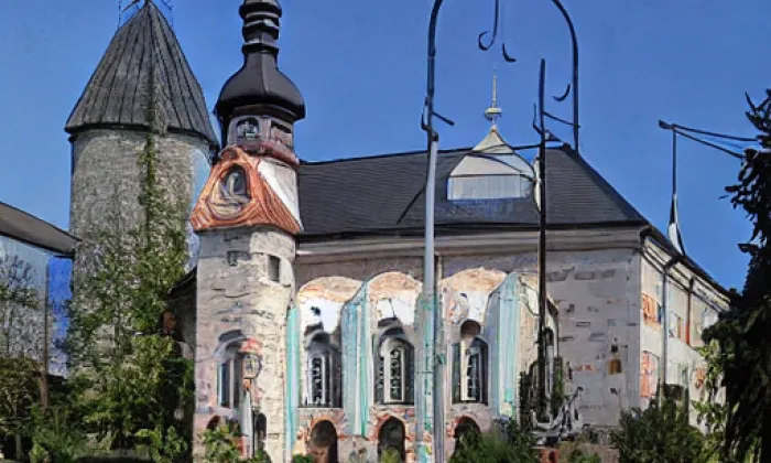 Kostel svatého Michaela archanděla (Blatno) – zima