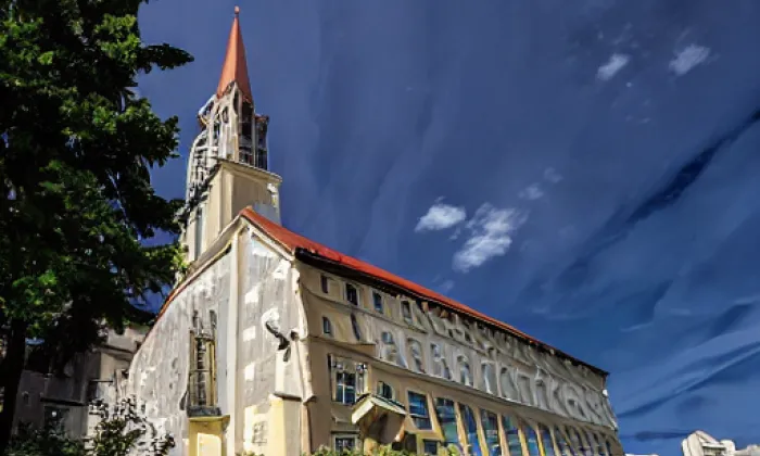 Kostel svatého Michaela archanděla (Dolní Poustevna) – akvarel