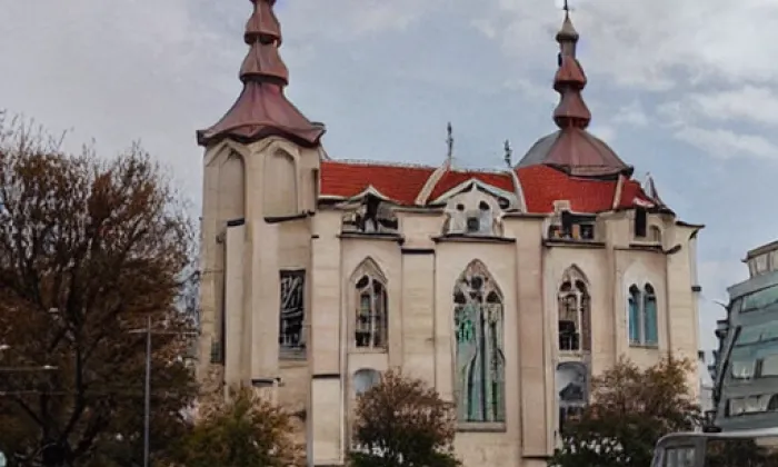 Kostel svatého Michaela archanděla (Mělnické Vtelno) – noc