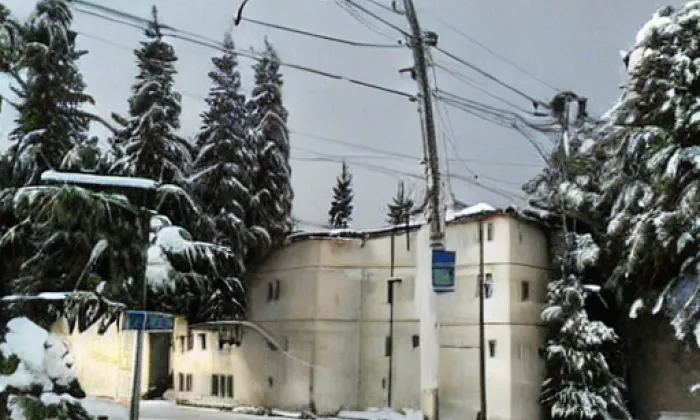 kostel svatého Michaela archanděla (Dyjákovice) – winter