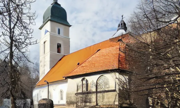 kostel svatého Michaela archanděla (Horní Kounice) – winter