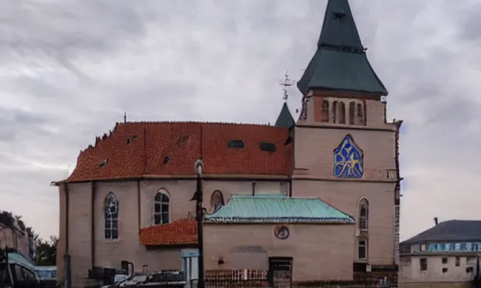 kostel svatého Michaela archanděla (Vísky) – winter