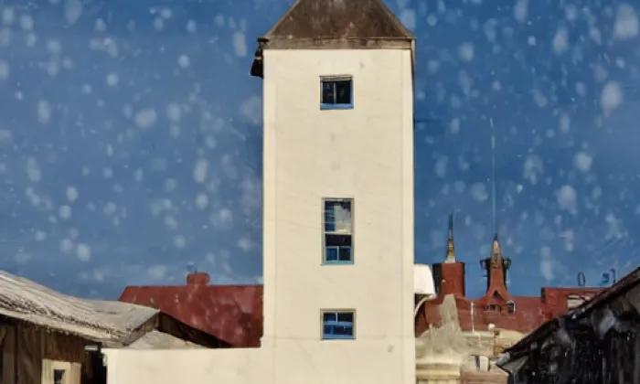 kostel svatého Michaela archanděla (Šardice) – winter