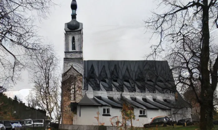 Kostel svatého Michala (Rejchartice) – winter