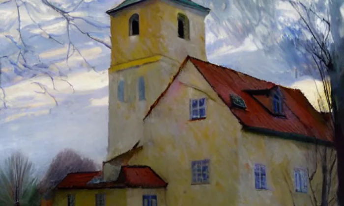 Kostel svatého Mikuláše (Úboč) – spring