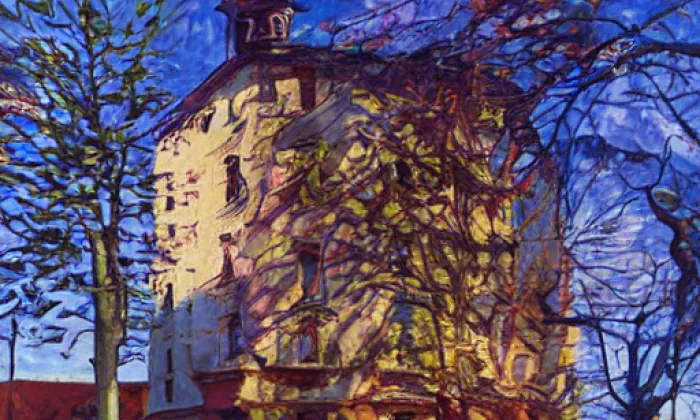 Kostel svatého Mikuláše (Čečovice) – summer