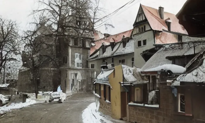 Kostel svatého Mikuláše (Žerčice) – podzim
