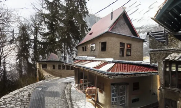 Kostel svatého Mikuláše (Žerčice) – zima