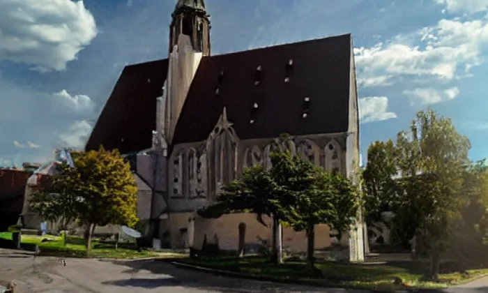 Kostel svatého Mikuláše (Ševětín) – jaro