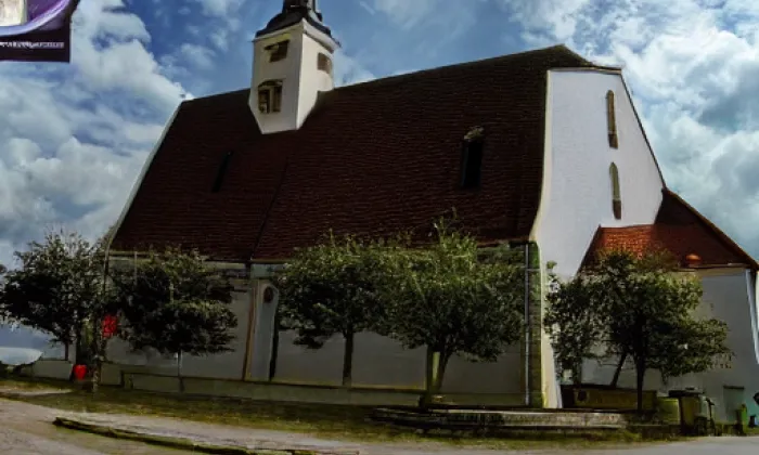 Kostel svatého Mikuláše (Ševětín) – léto