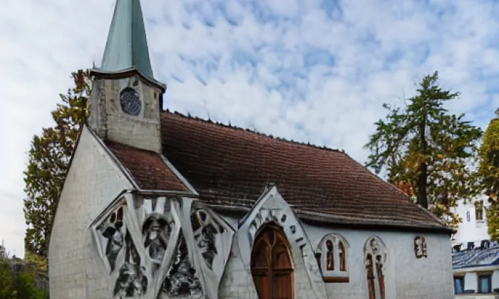 Kostel svatého Mikuláše (Žlutice) – zima