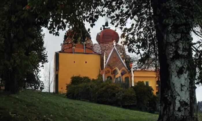 Kostel svatého Mikuláše (Štěkeň) – autumn