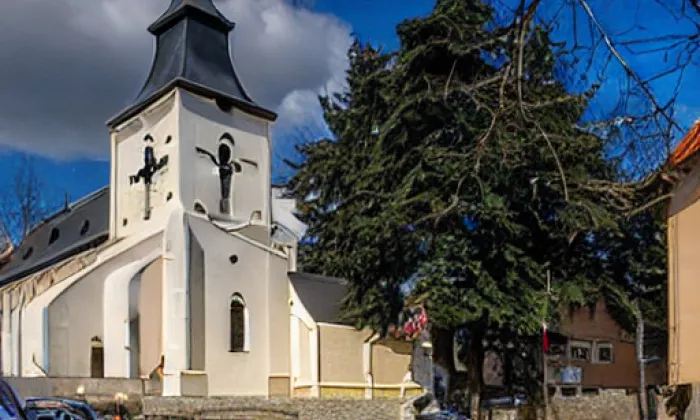 Kostel svatého Mikuláše (Bedřichov) – akvarel