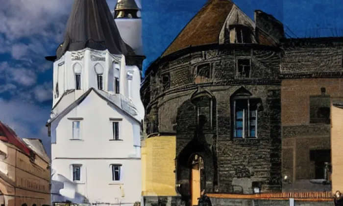 Kostel svatého Mikuláše (Bedřichov) – noc