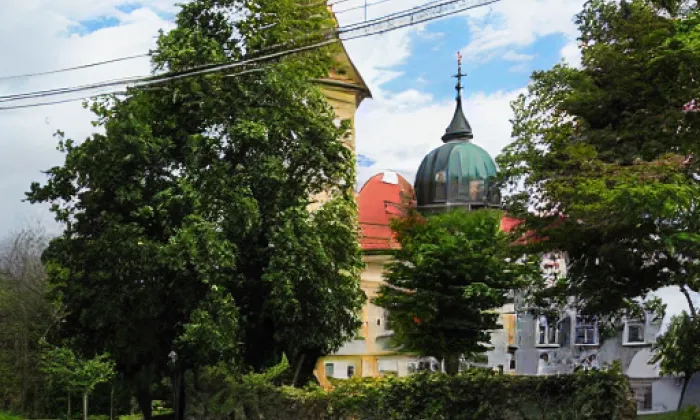 Kostel svatého Mikuláše (Boleboř) – léto