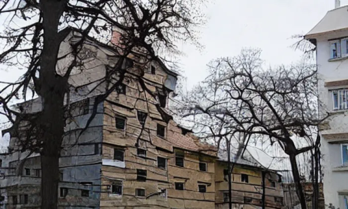 Kostel svatého Mikuláše (Drchlava) – winter