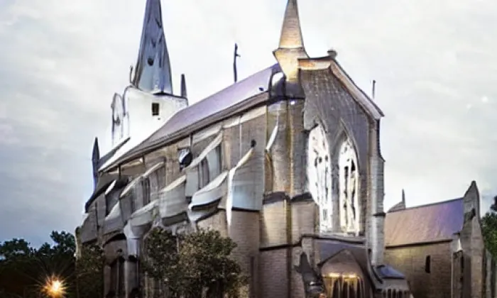 kostel svatého Mikuláše (Hynčice) – noc