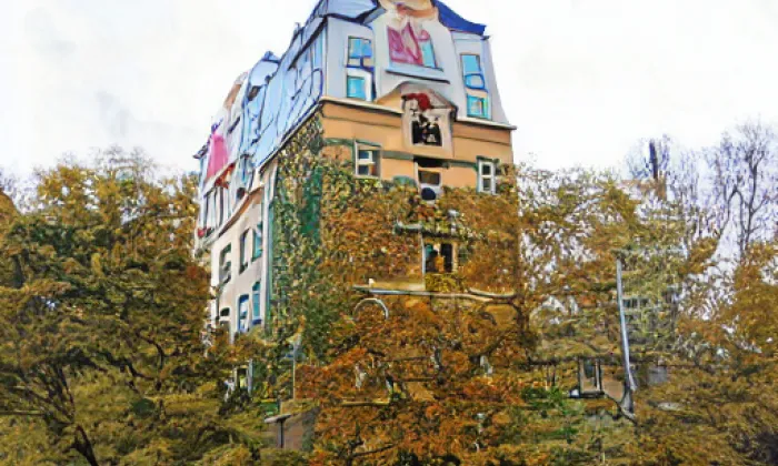 Kostel svatého Mikuláše (Krásná Hora nad Vltavou) – podzim