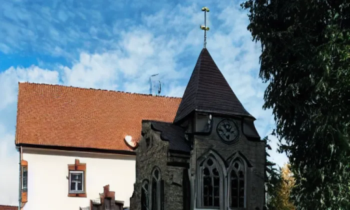 Kostel svatého Mikuláše (Lnáře) – zima