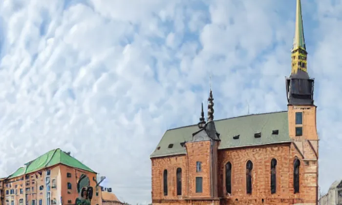 Kostel svatého Mikuláše (Ludgeřovice) – autumn
