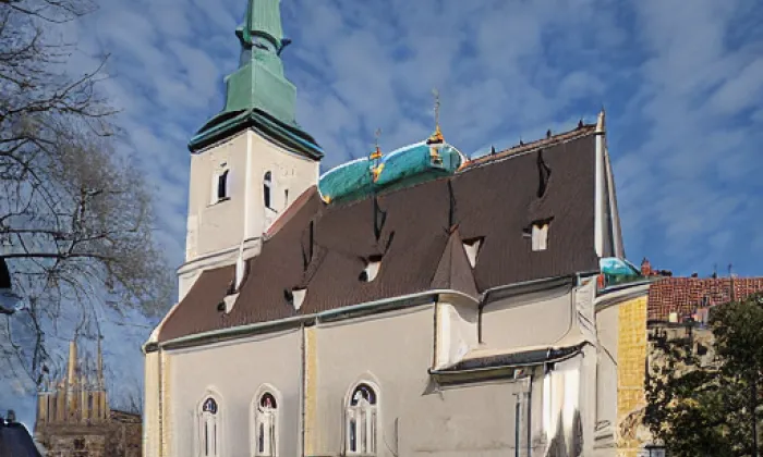 Kostel svatého Mikuláše (Maletín) – autumn