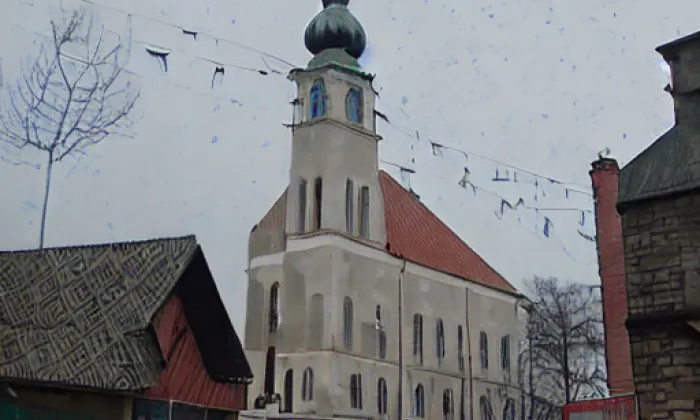 Kostel svatého Mikuláše (Mladoňov) – zima