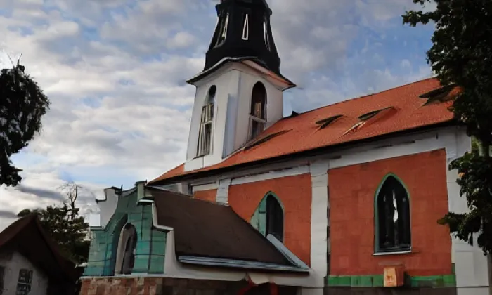 Kostel svatého Mikuláše (Mníšek) – podzim