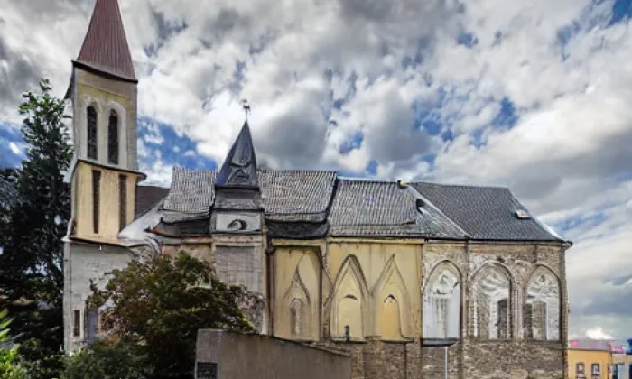 Kostel svatého Mikuláše (Petrovice) – akvarel