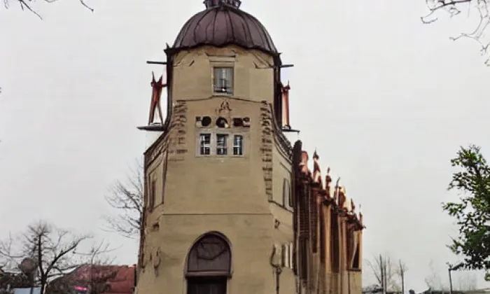 Kostel svatého Mikuláše (Praskolesy) – podzim