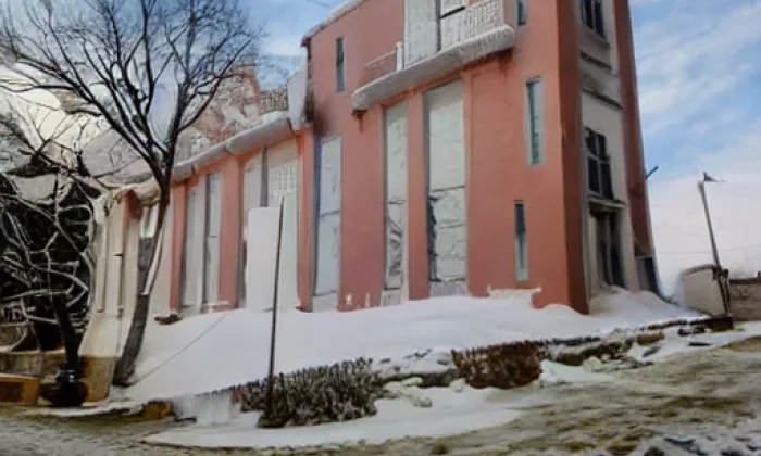 Kostel svatého Mikuláše (Prostiboř) – winter