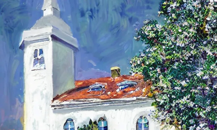 kostel svatého Mikuláše (Stolany) – spring