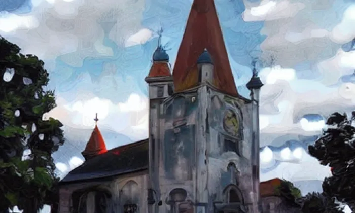 Kostel svatého Mikuláše (Světlá pod Ještědem) – summer