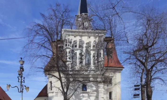 Kostel svatého Mikuláše (Topolany) – jaro
