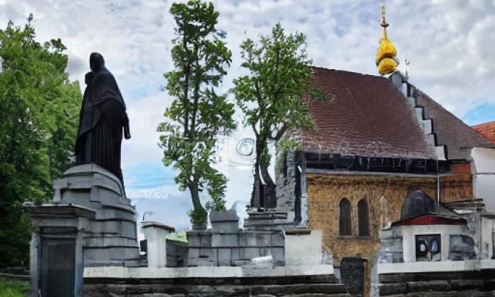 kostel svatého Mikuláše (Veliny) – léto