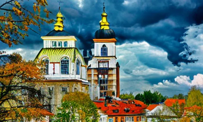 Kostel svatého Mikuláše na Malé Straně – autumn