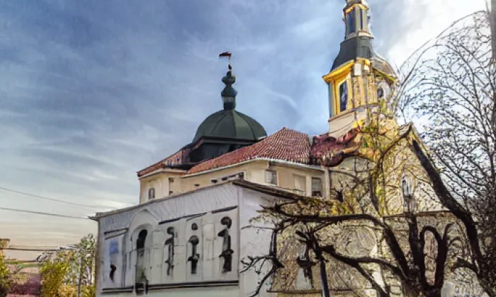 Kostel svatého Mikuláše v Třebušíně – winter