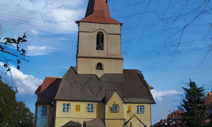 Kostel svatého Mikuláše ve Vlkovicích – summer