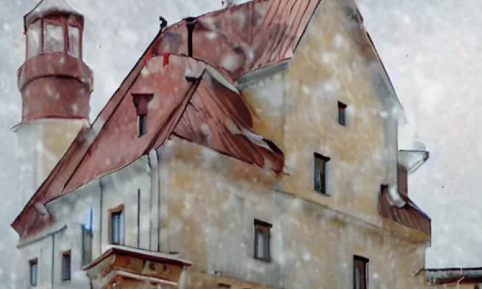 Kostel svatého Mikuláše ve Znojmě – winter