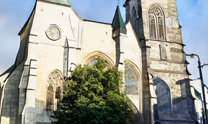 Kostel svatého Mořice (Olomouc) – akvarel