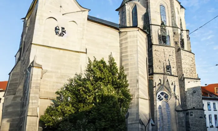 Kostel svatého Mořice (Olomouc) – noc