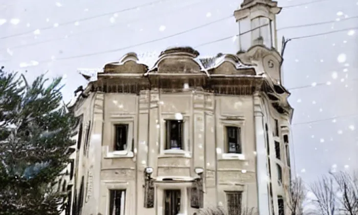 Kostel svatého Oldřicha a Linharta – winter