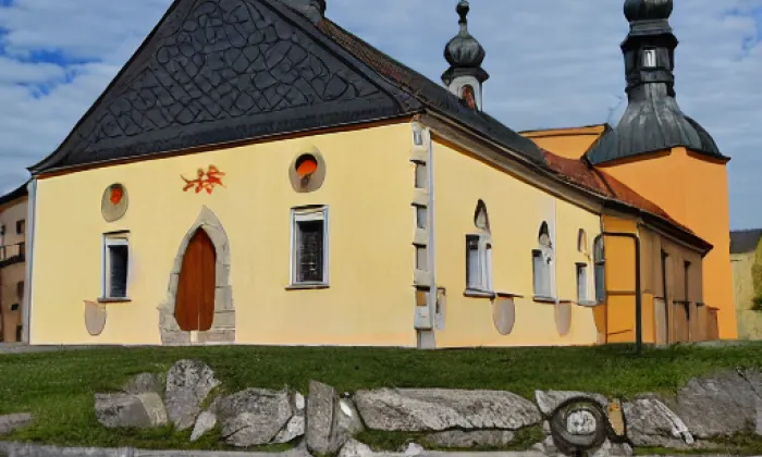 Kostel svatého Ondřeje (Luby) – jaro