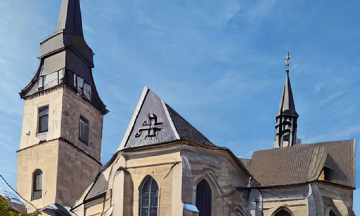 Kostel svatého Ondřeje (Starý Kolín) – jaro
