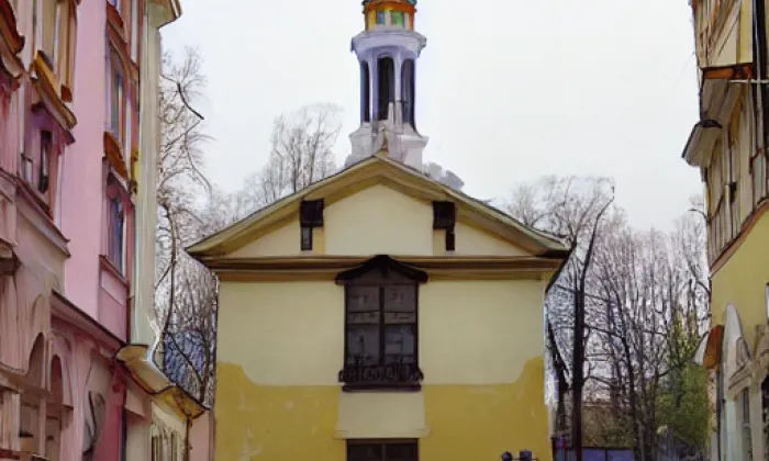 kostel svatého Ondřeje s Mozartovými sady – spring