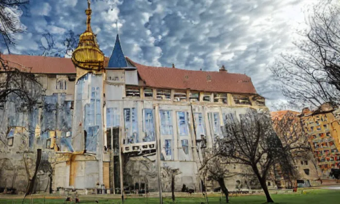 Kostel svatého Pankráce v Praze – autumn